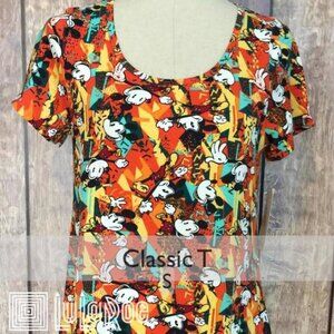 Lularoe Disney Mickey Mouse Womens Classic T Size Small